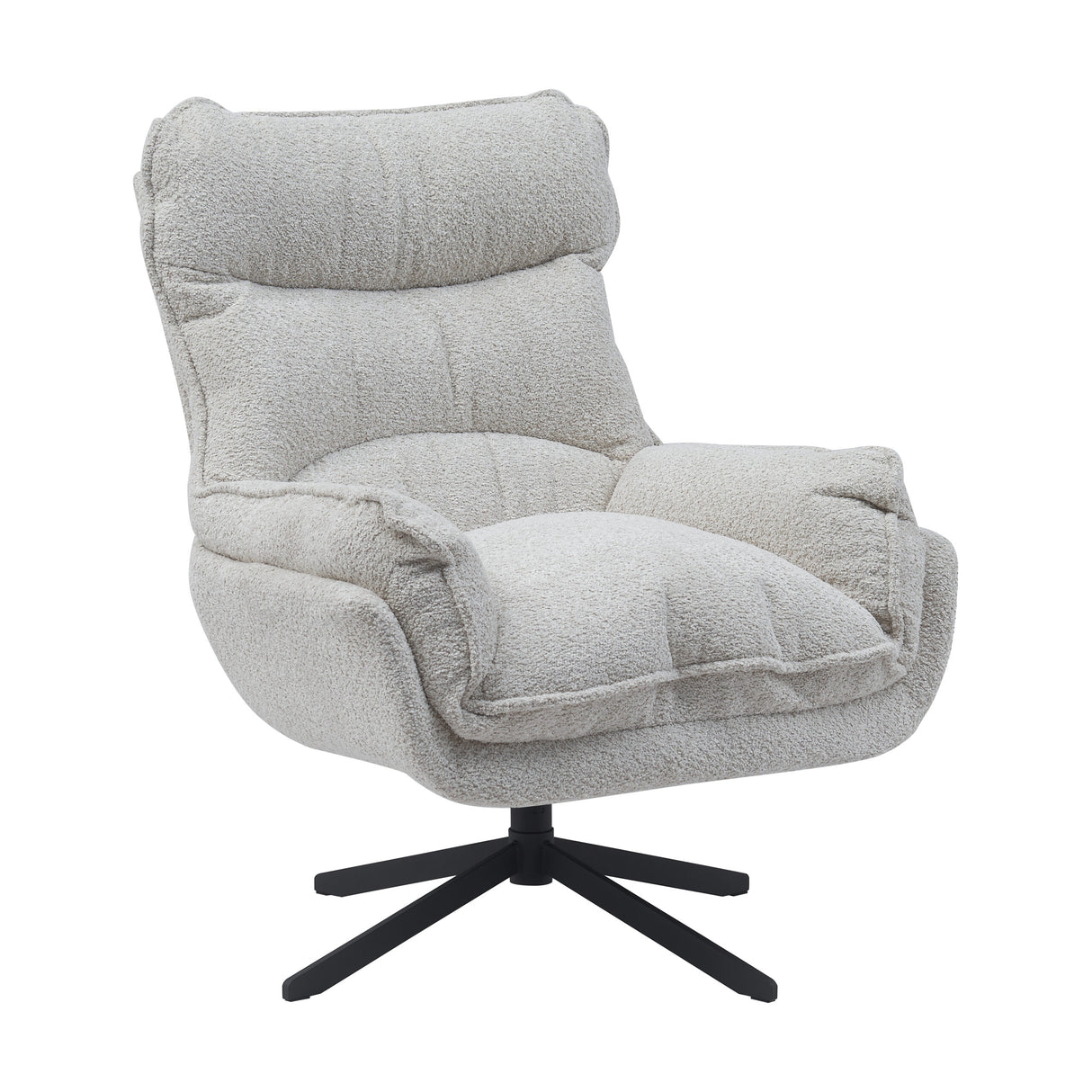 Fauteuil - Draaibaar - Off-white - Polyester