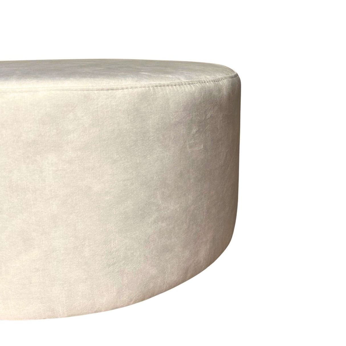 Hocker - Crème - Adore 102 - Rond - 60 cm