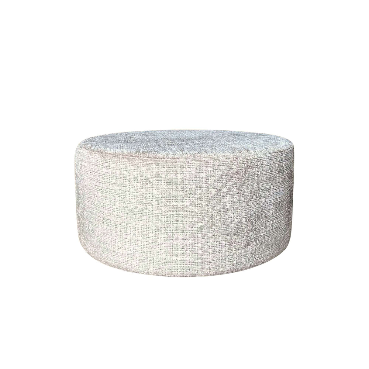 Ronde hocker - Naturel - Stof - 80 cm