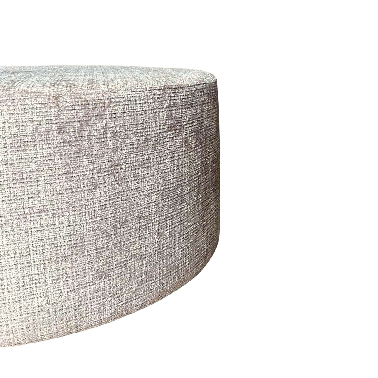 Ronde hocker - Naturel - Stof - 80 cm