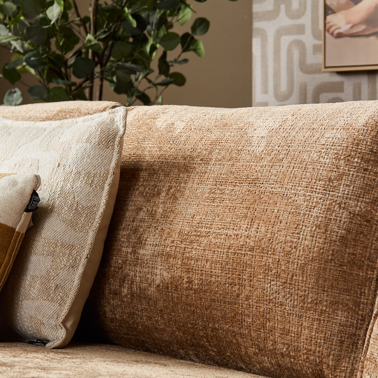 MySofa Teddy Hoekbank Cinnamon Divan Links+2,5 zits