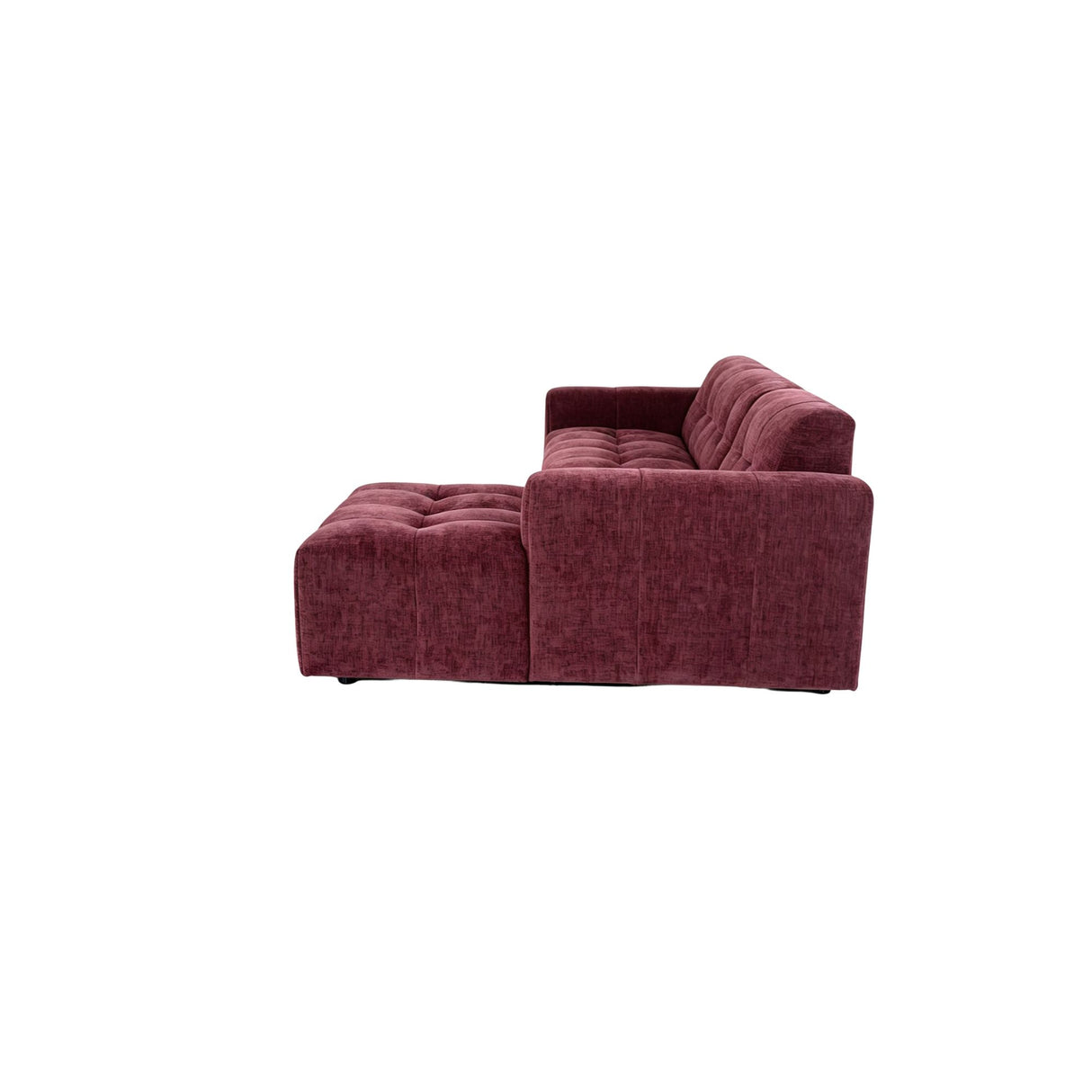 MySofa Ruby Hoekbank Paars 2,5 zits AL + Lounge R
