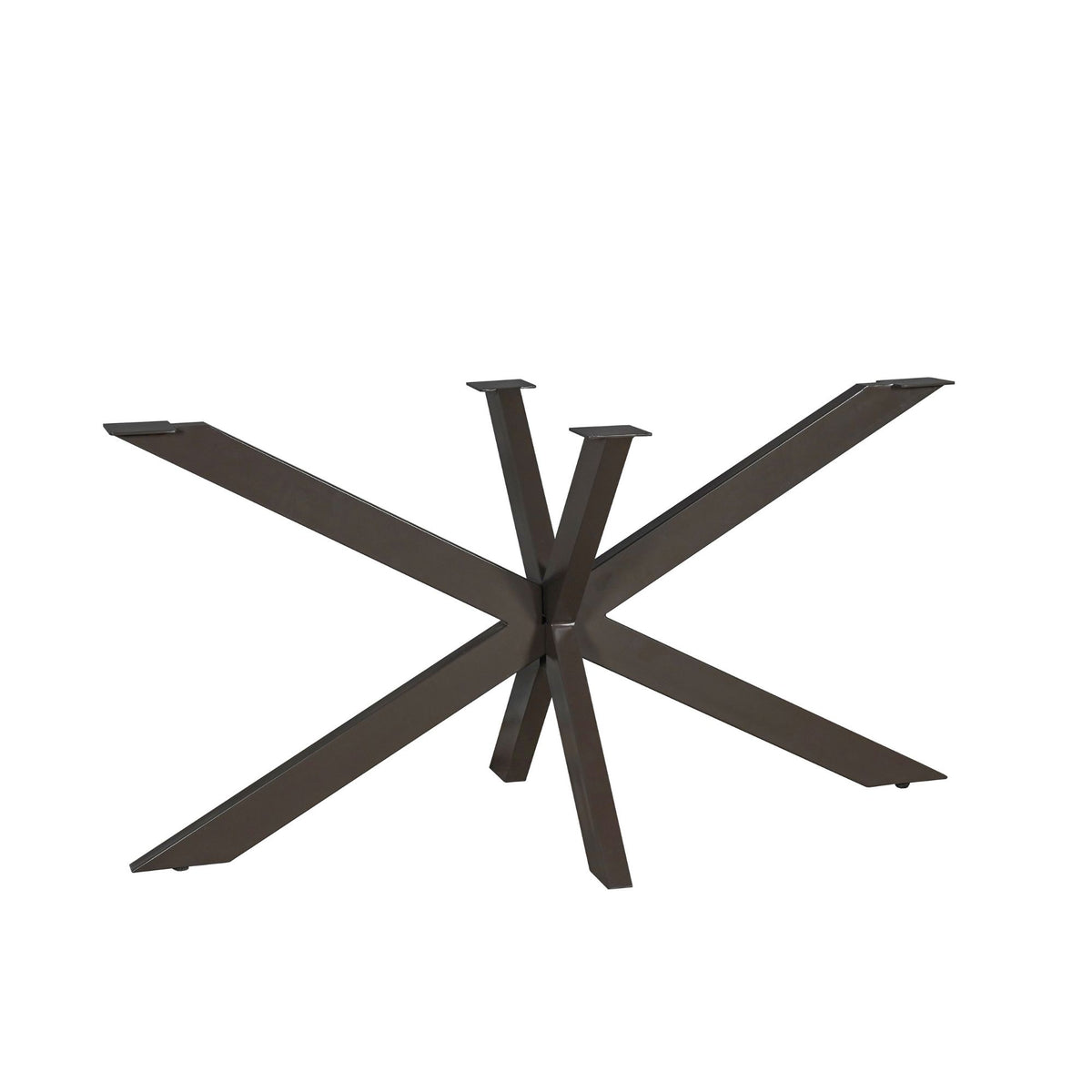Matrixpoot Anodic Brown Ovaal/Rechthoek 160 cm Koker 4x8 cm