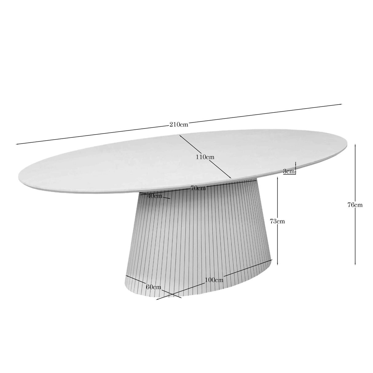 Salontafel Solana Zand Mangohout 50 cm