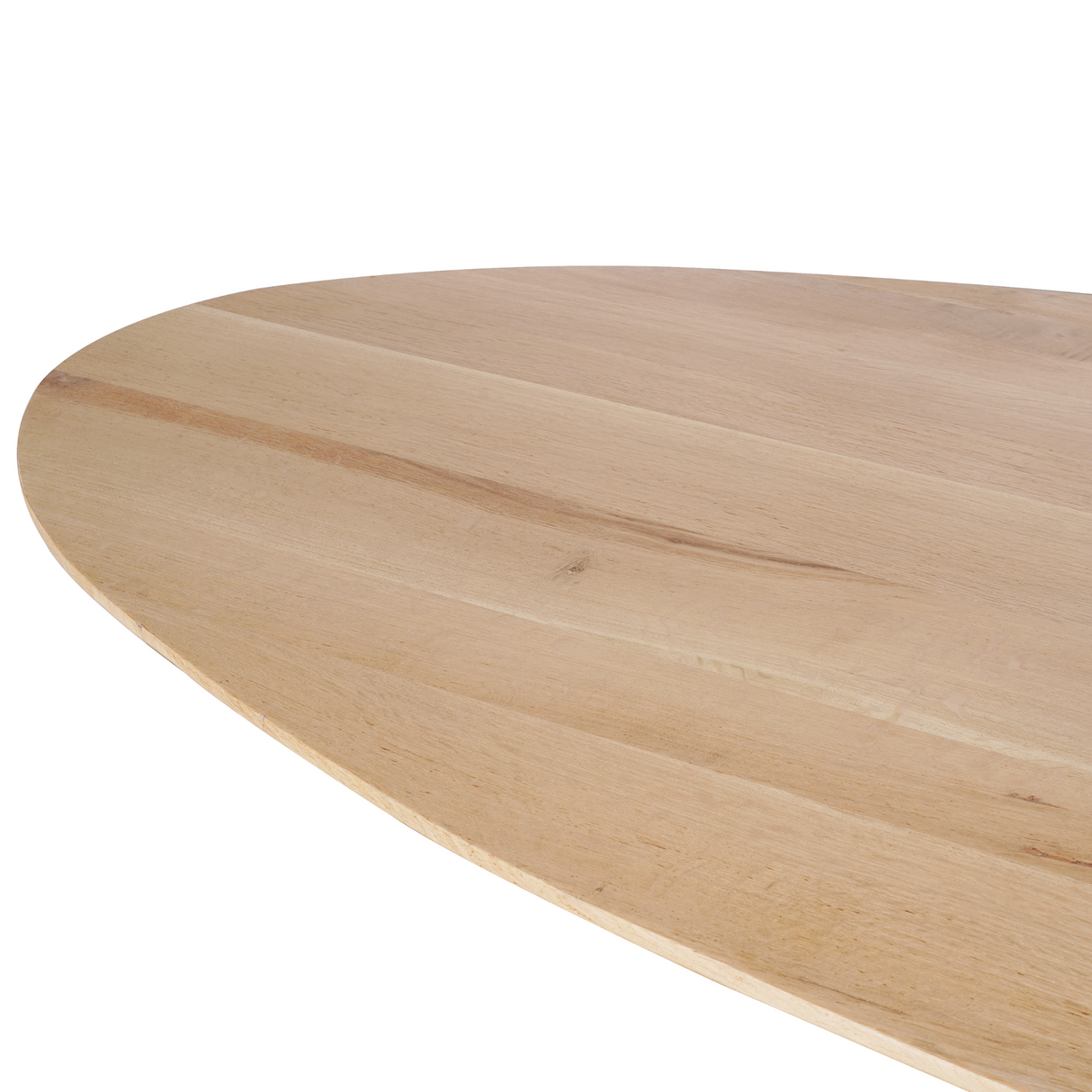 Eettafel Ovaal - Naturel Eikenhout - Matrixpoot - 210 cm
