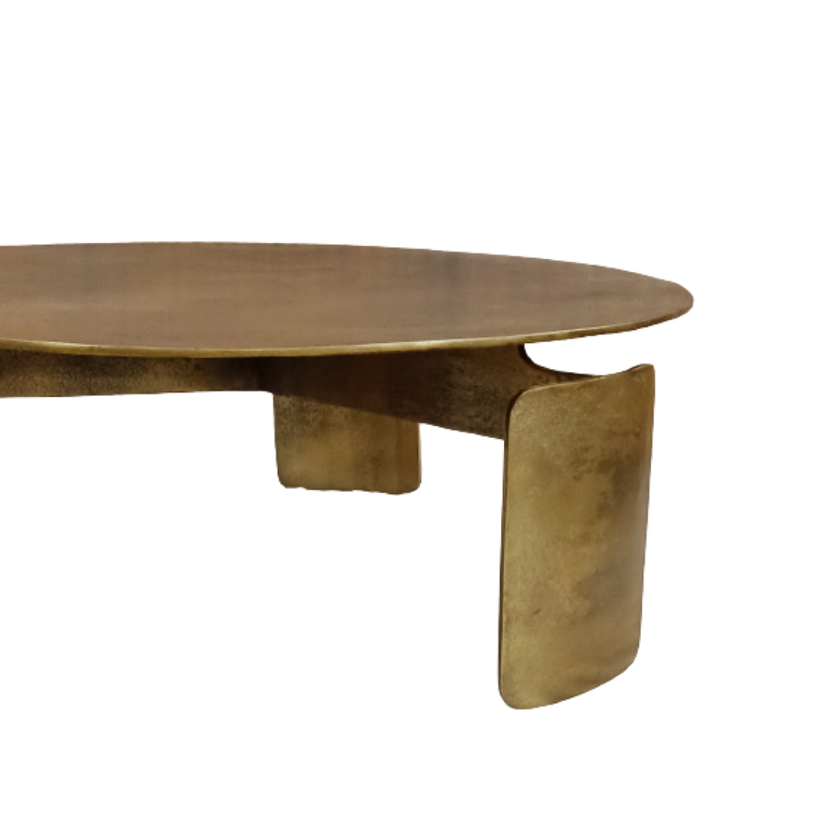 Ronde salontafel - Goud - Aluminium - 90 cm