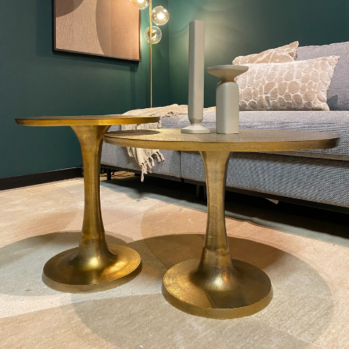 Salontafel - Goud - Aluminium - 65 cm