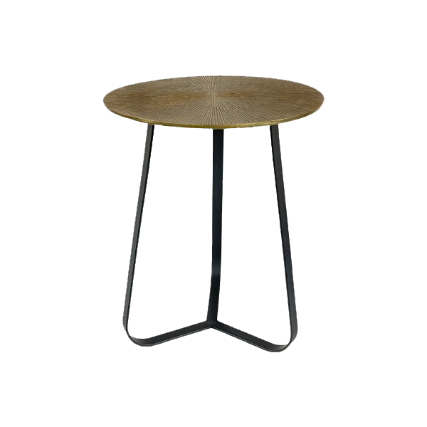 Salontafel - Goud - Aluminium - IJzer - 40 cm - Rond