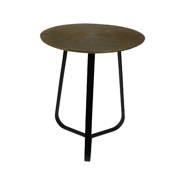 Salontafel - Goud - Aluminium - IJzer - 40 cm - Rond