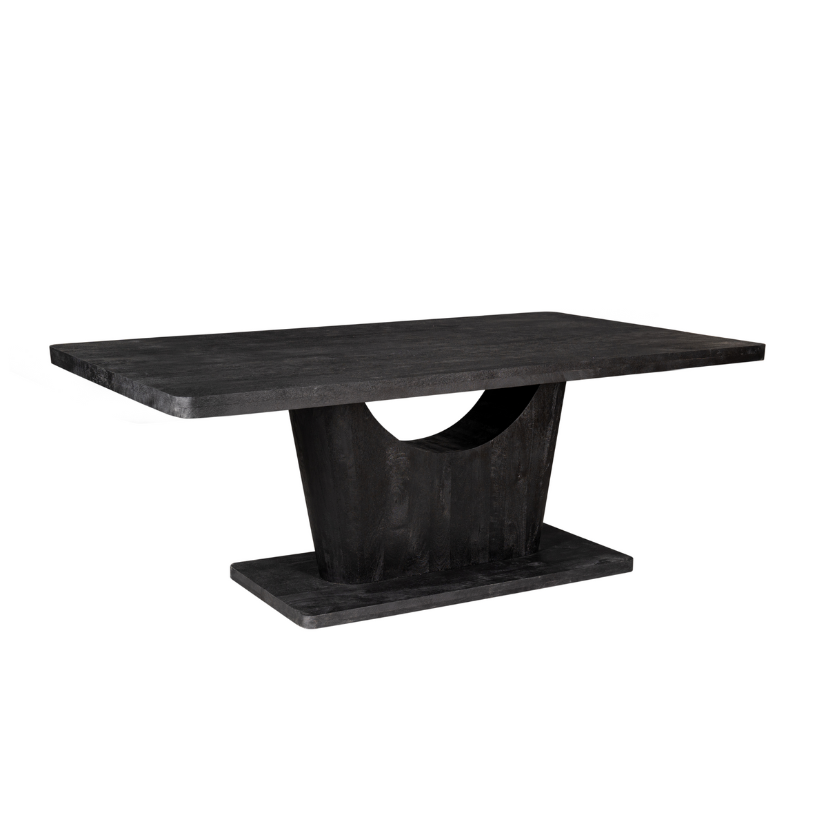 Eettafel - Zwart Mangohout - Modern Design - 200 cm
