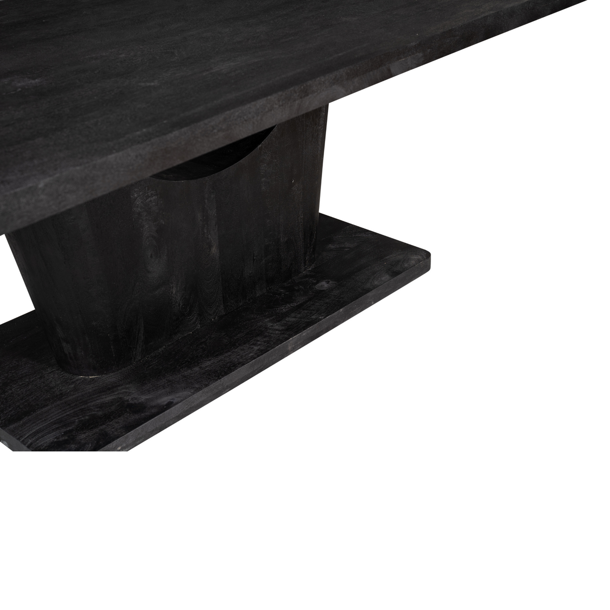 Eettafel - Zwart Mangohout - Modern Design - 200 cm