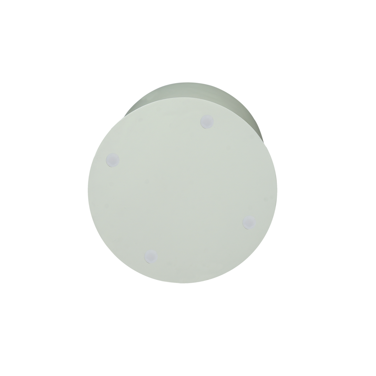 Bijzettafel - Groen Mangohout - Modern Zandloper Design - 33 cm