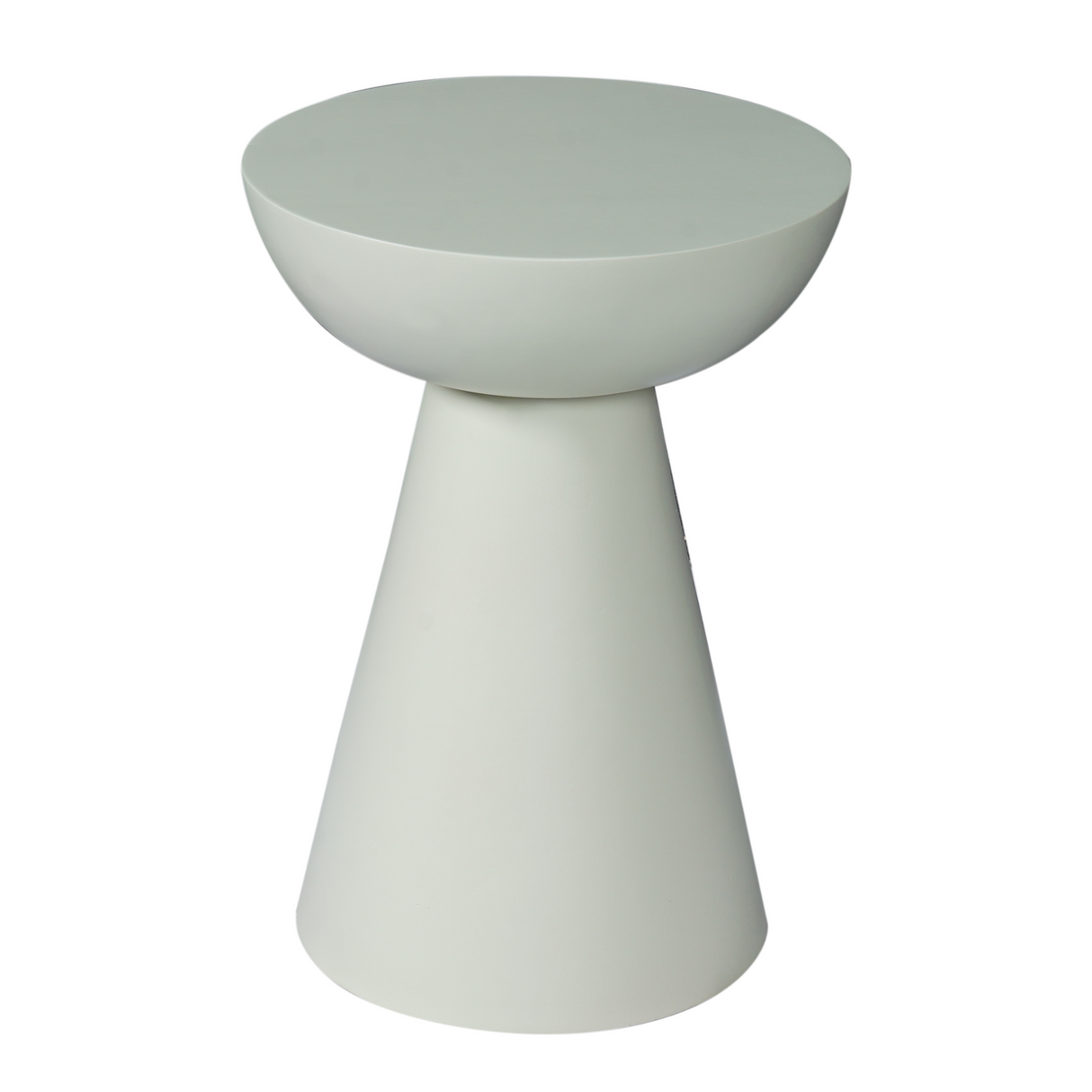 Bijzettafel - Groen Mangohout - Conisch Design - 30 cm