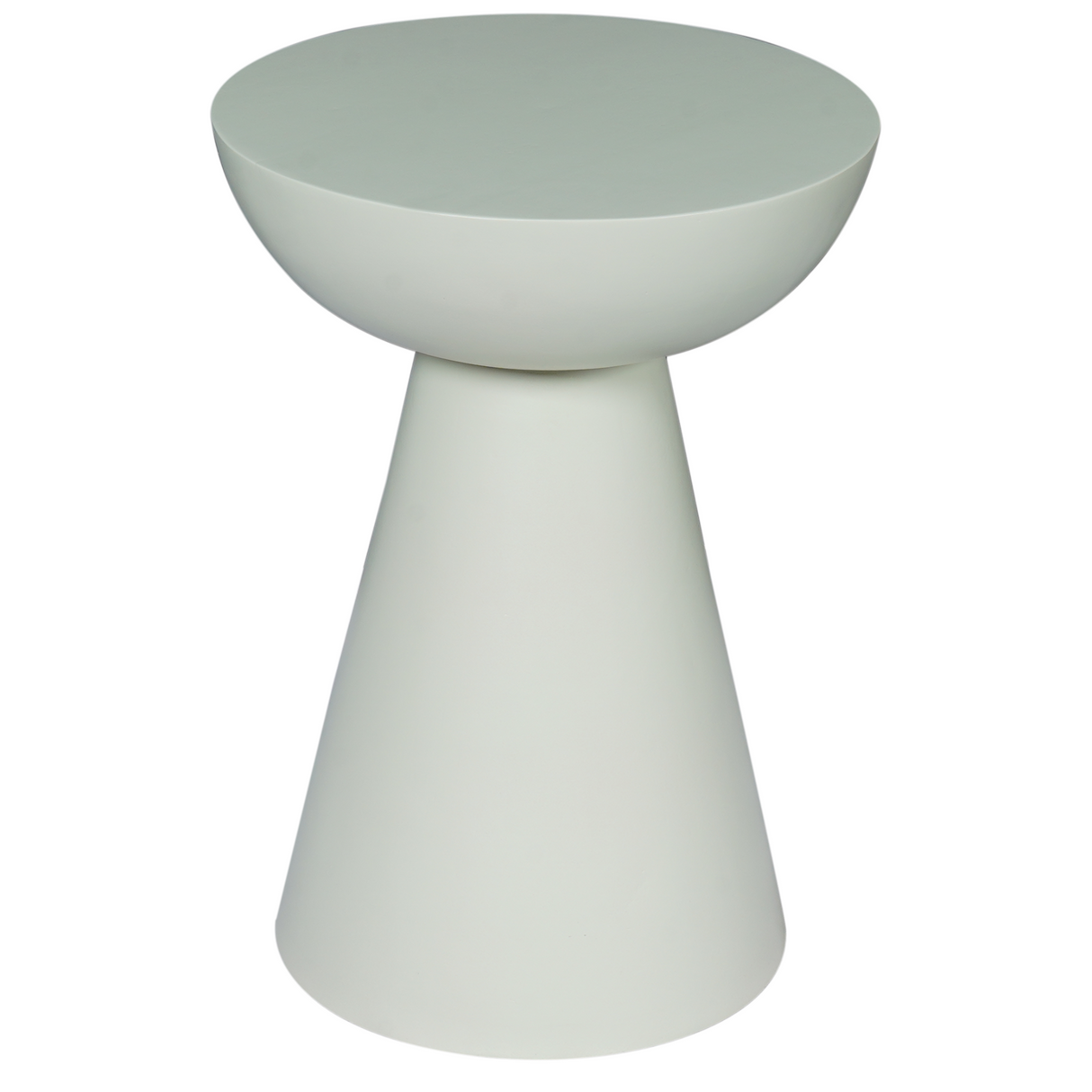 Bijzettafel - Groen Mangohout - Conisch Design - 30 cm