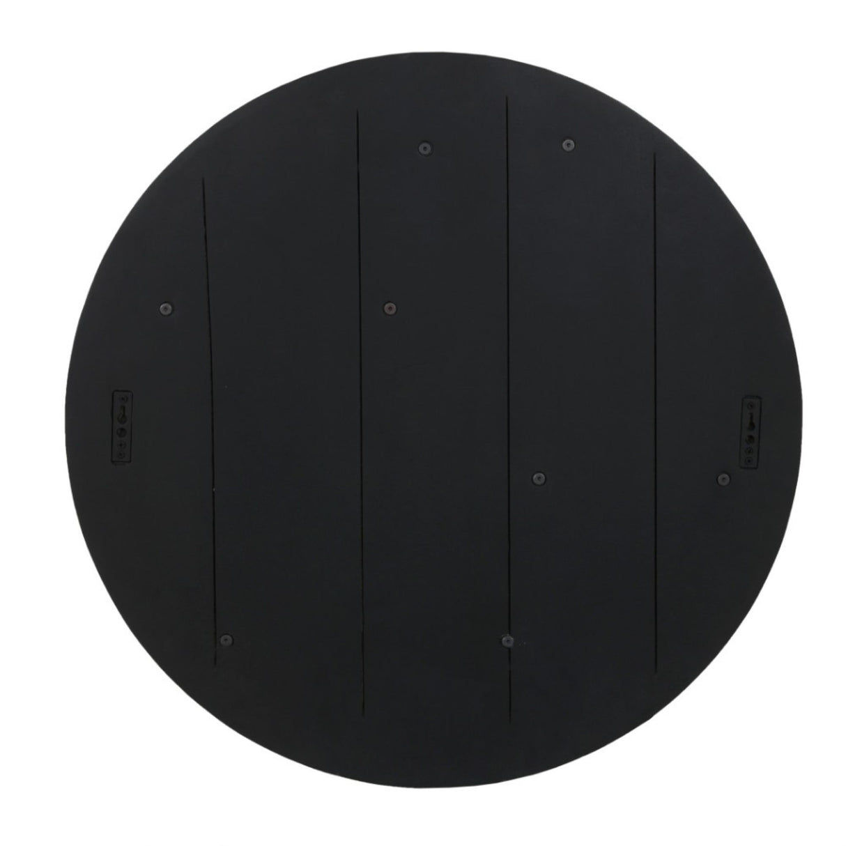 Wandrek - Rond - Zwart - Mangohout - 75 cm