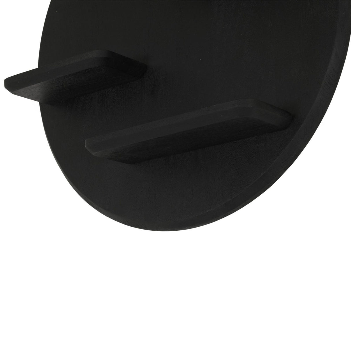 Wandrek - Rond - Zwart - Mangohout - 75 cm