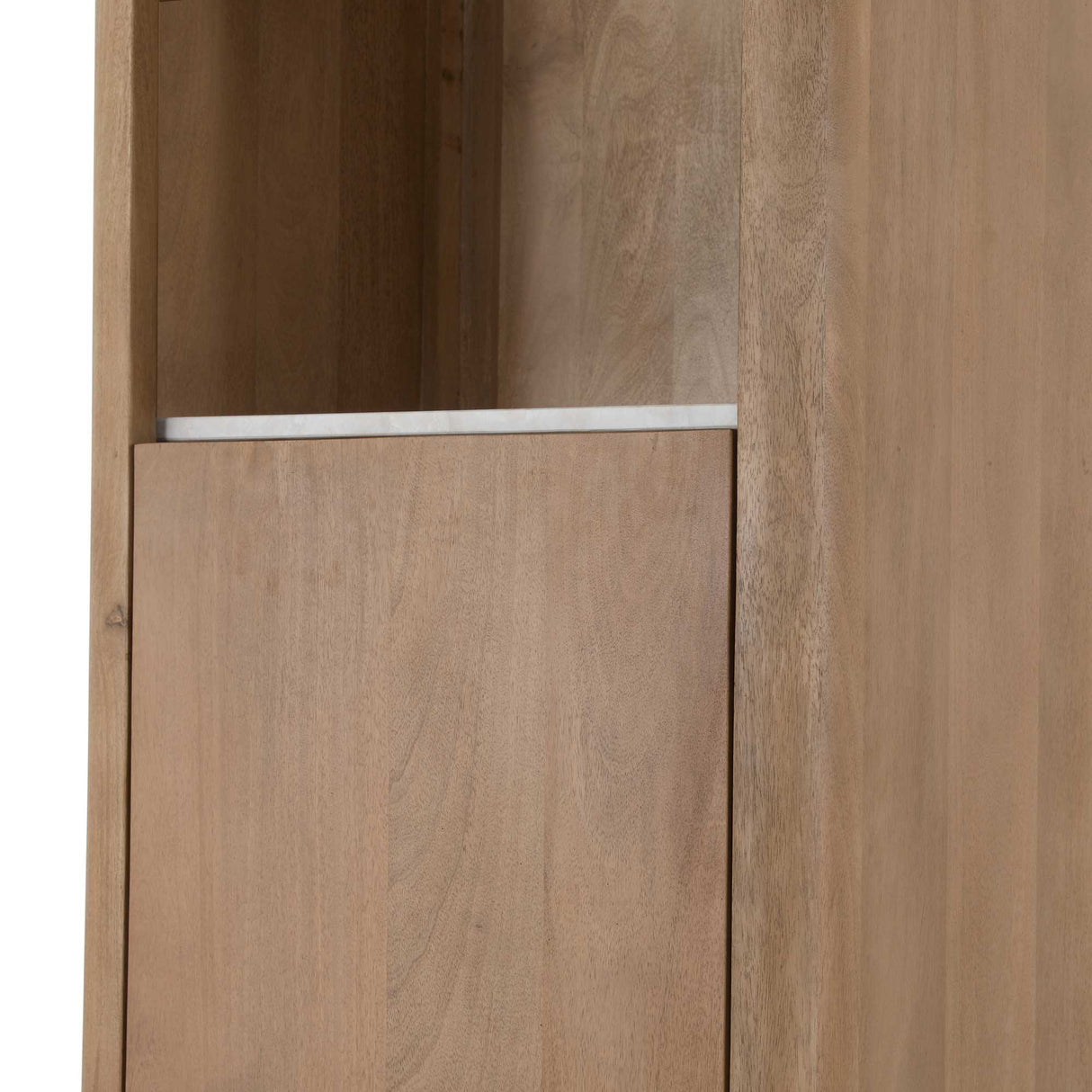 Boekenkast Dallas Naturel Mangohout 55 cm