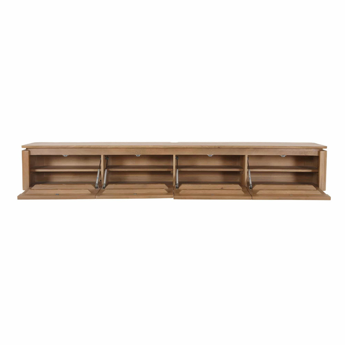 Zwevend tv meubel Dallas Naturel Mangohout 165 cm Starfurn