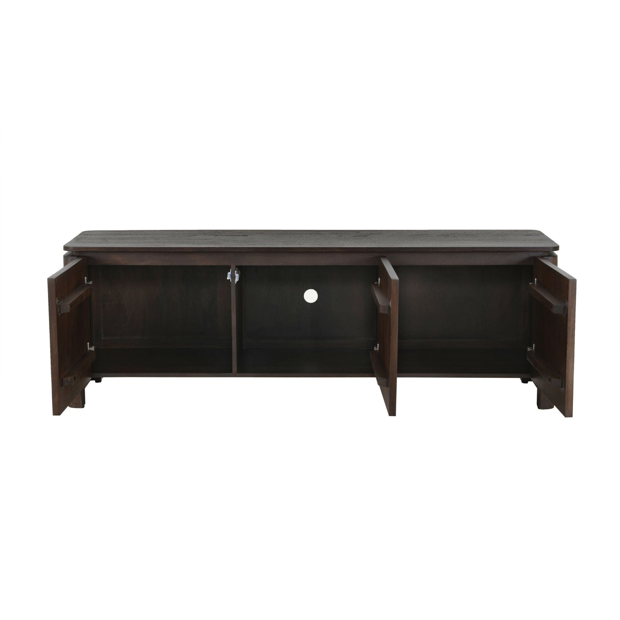 Tv meubel Dallas Bruin Mangohout 165 cm