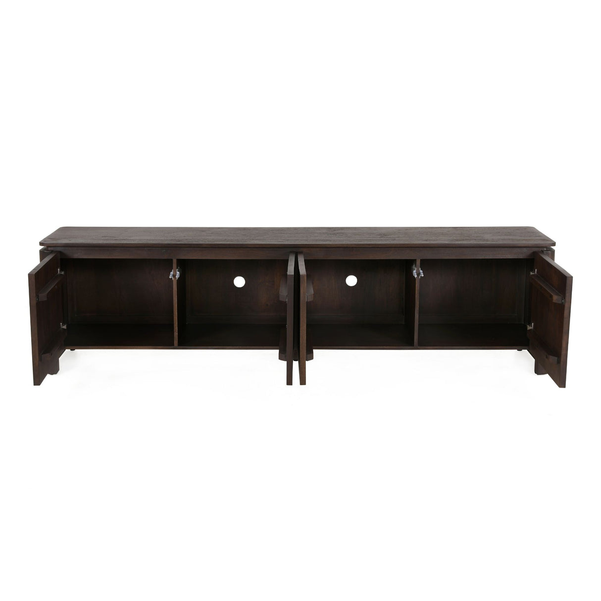 Tv meubel Dallas Bruin Mangohout 210 cm