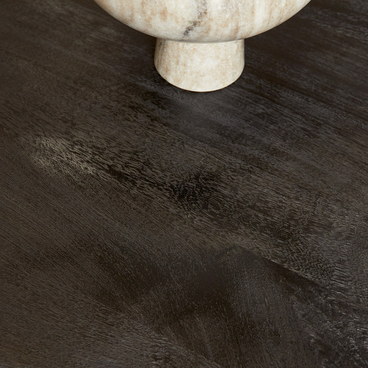 Eettafel - Zwart - Mangohout - Metaal - 160 cm - Ovaal