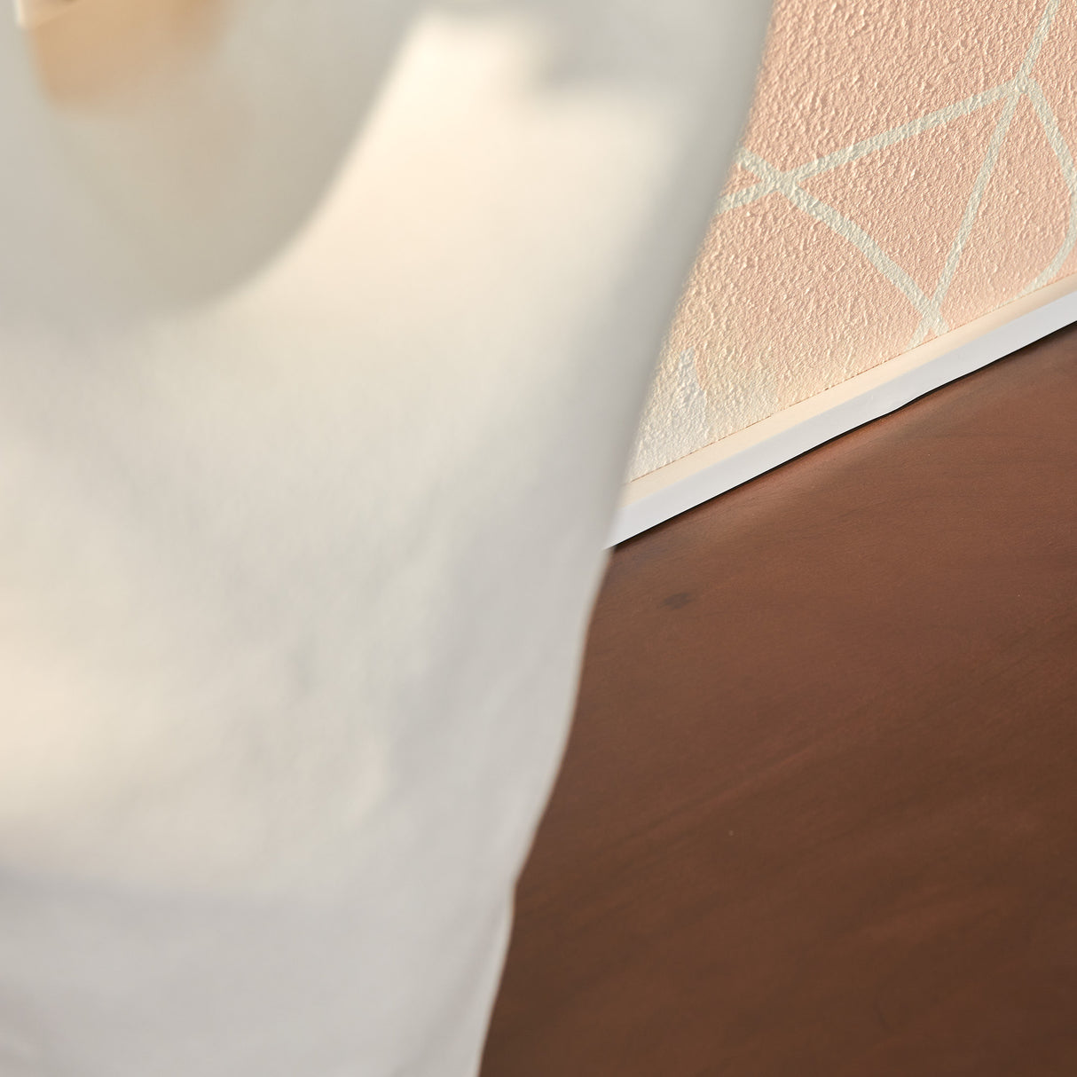 Vierkante Salontafel Walnoot Mangohout - 80 cm - Modern Blokdesign