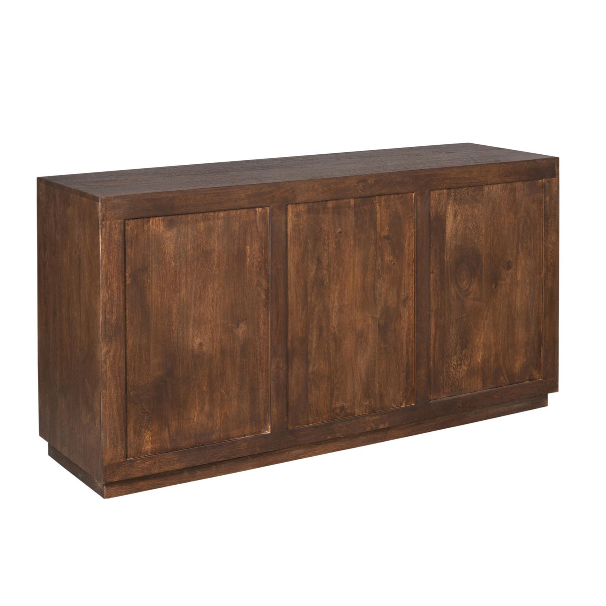 Dressoir - Bruin Mangohout - 150 cm - Modern Design - 3 Deuren