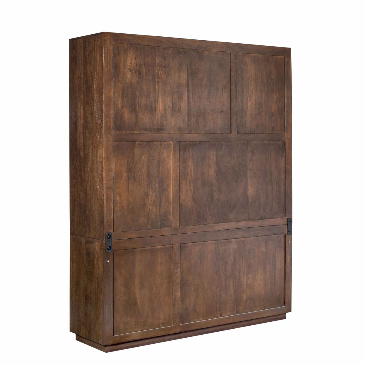 Vakkenkast XL - Bruin Mangohout - 160 cm - Modern Design - 3 Deuren