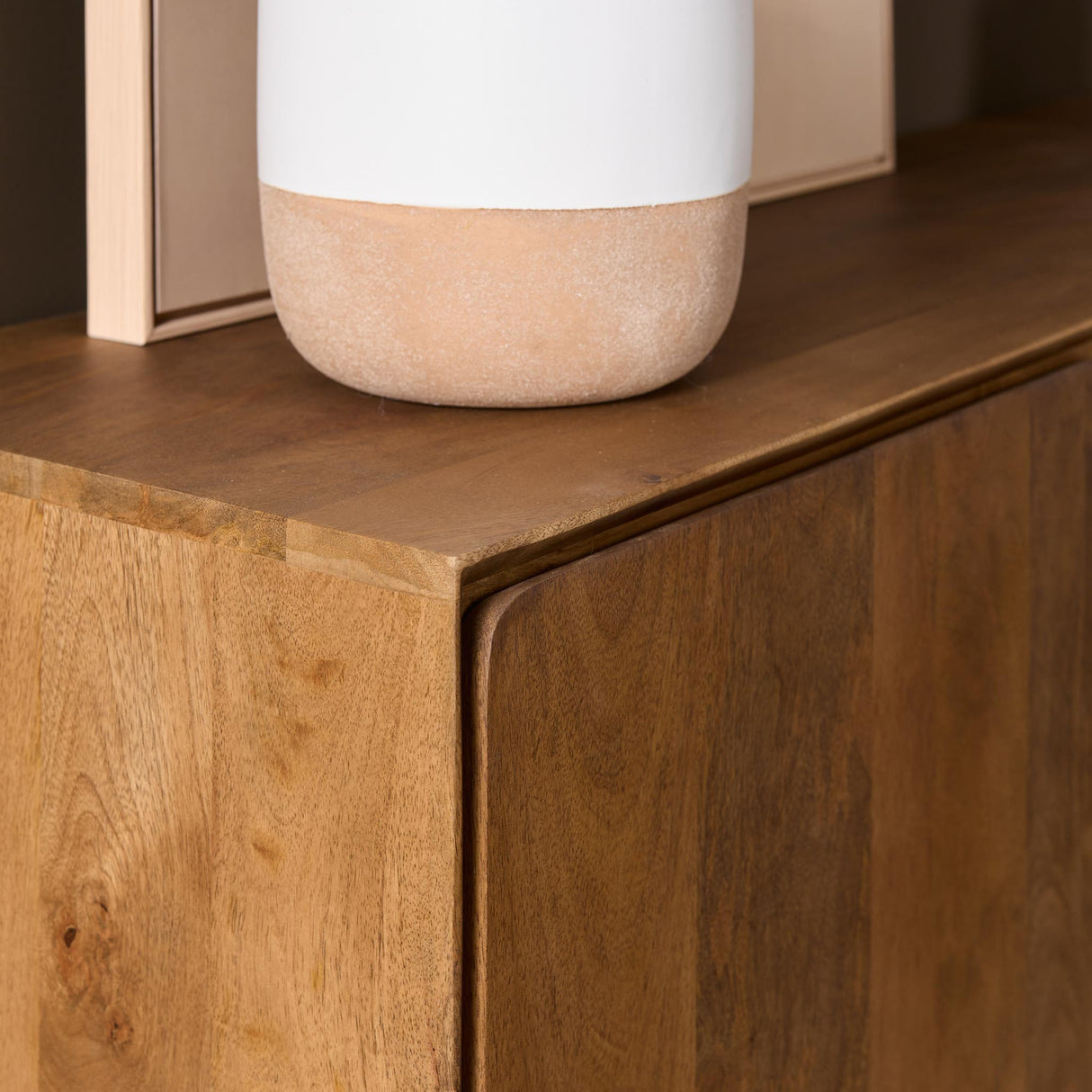 Modern Tv-meubel Naturel Mangohout - 150 cm - Minimalistisch Design