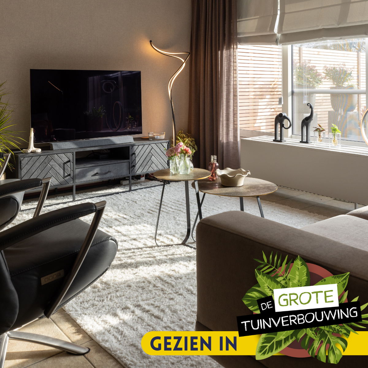 Salontafel - Goud - Aluminium - IJzer - 40 cm - Rond