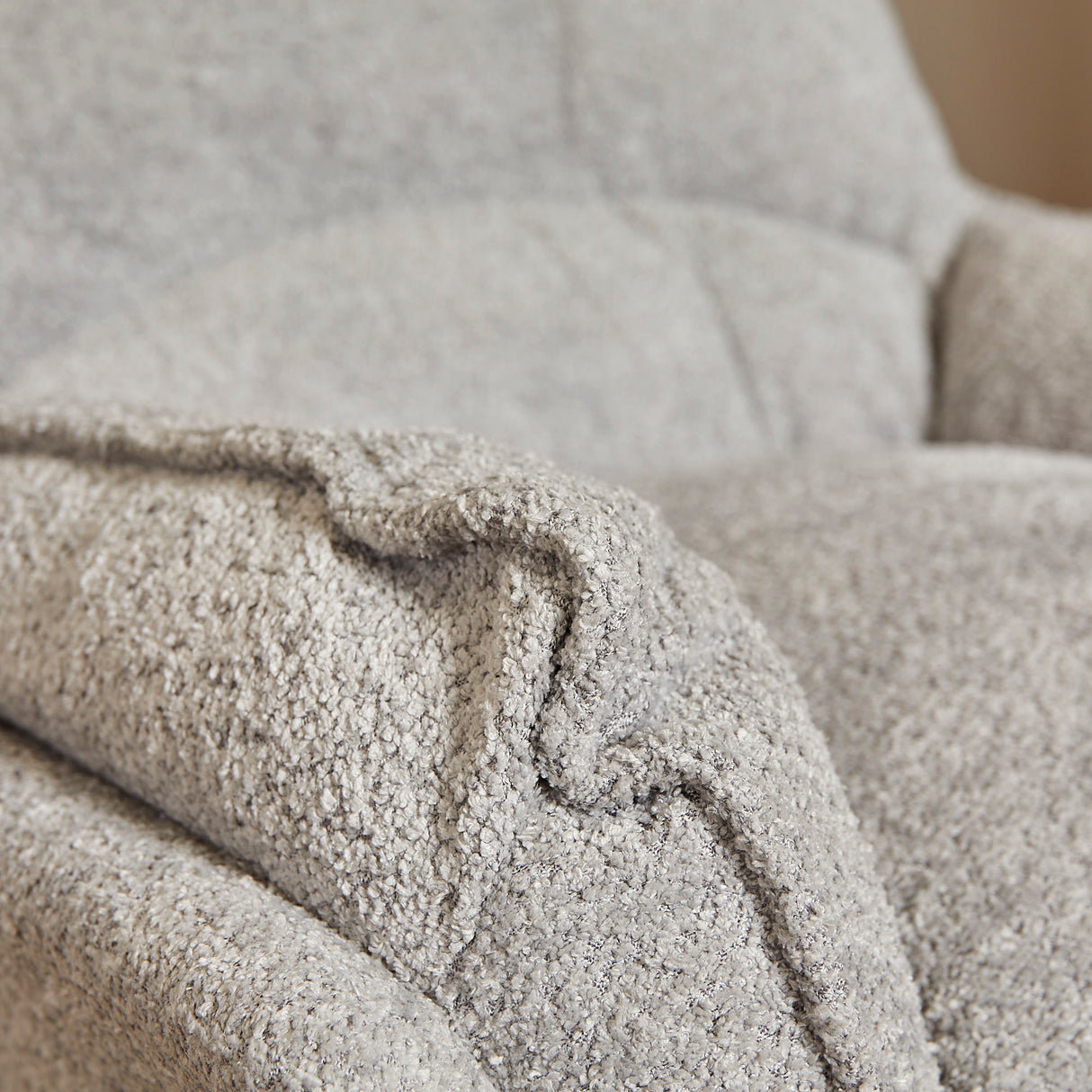 Fauteuil - Draaibaar - Lichtgrijs - Polyester
