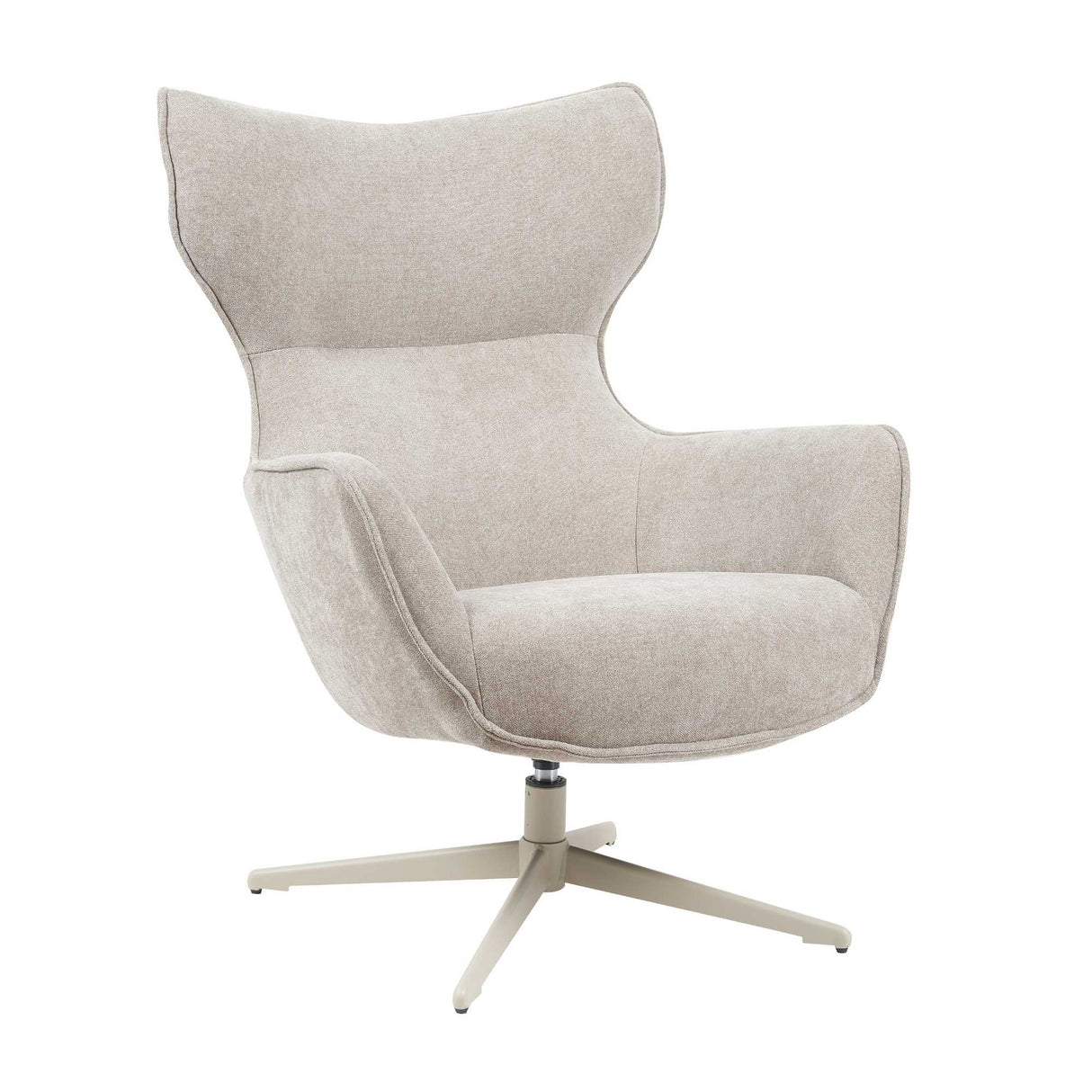 Fauteuil - Draaibaar - Taupe - Stof
