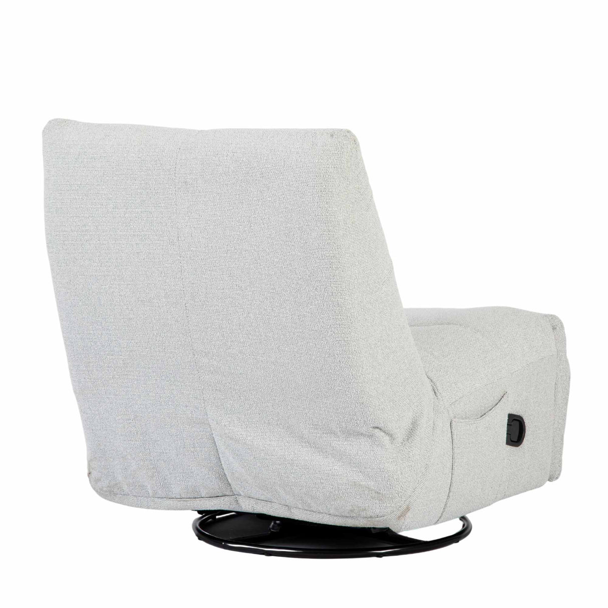 Relaxfauteuil - Lichtgrijs - Verstelbaar - Draaibaar - Modern