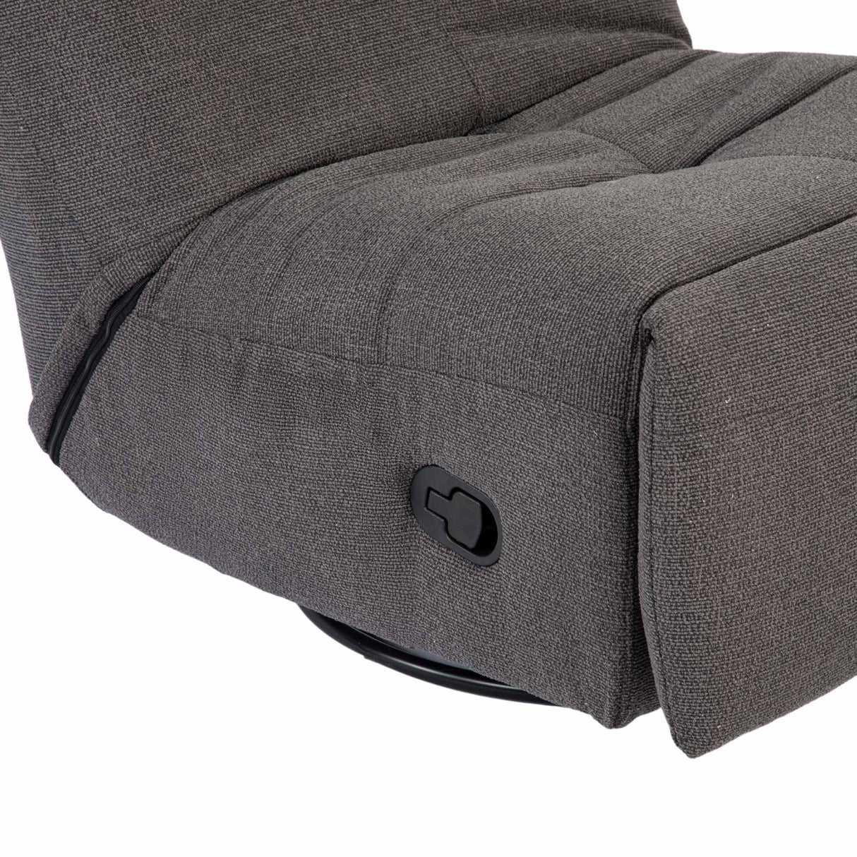 Relaxfauteuil - Antraciet - Verstelbaar - Draaibaar - Modern