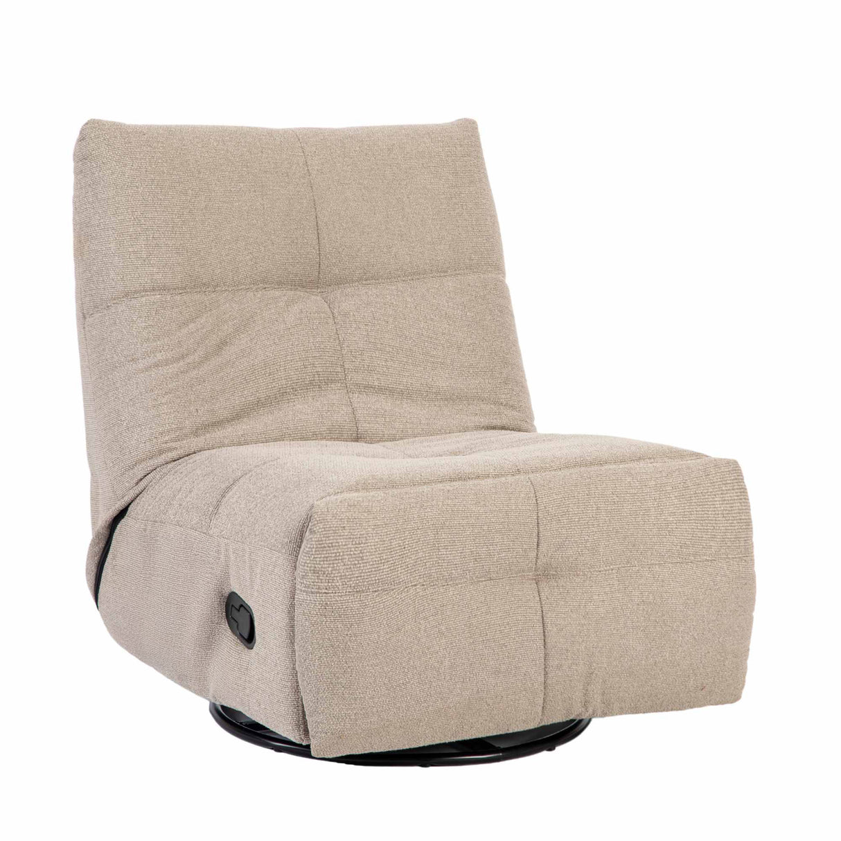 Relaxfauteuil - Taupe - Verstelbaar - Draaibaar - Schommelfunctie