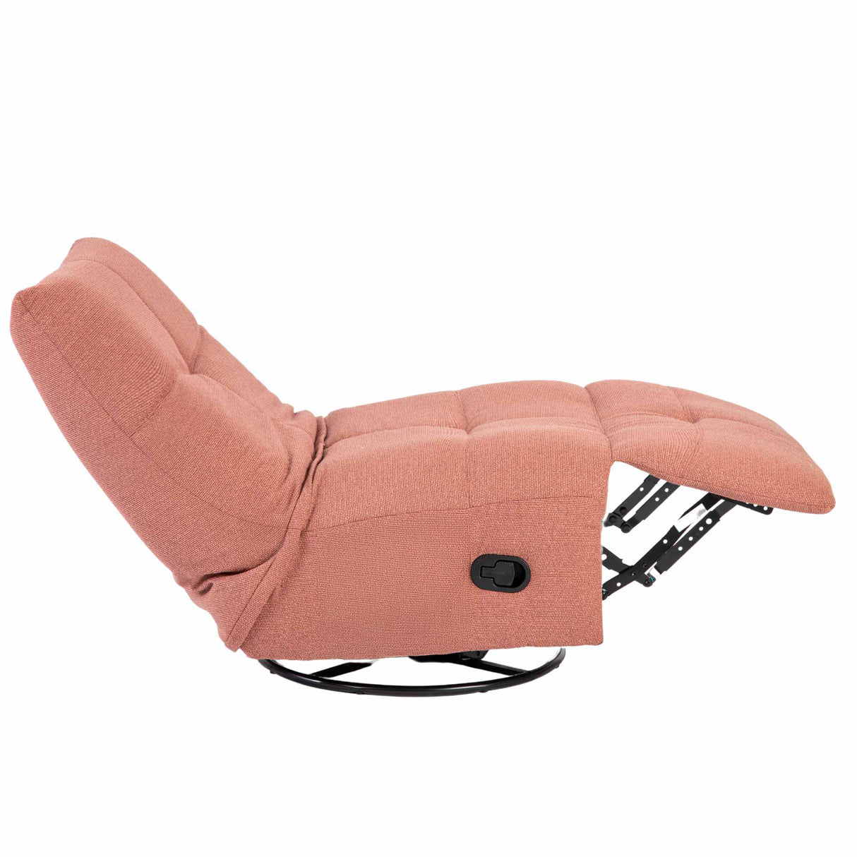 Relaxfauteuil - Roze - Verstelbaar - Draaibaar - Modern