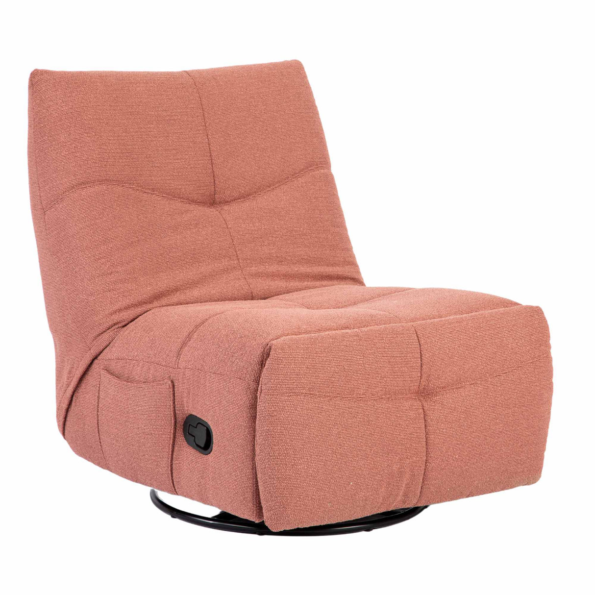 Relaxfauteuil - Roze - Verstelbaar - Draaibaar - Modern