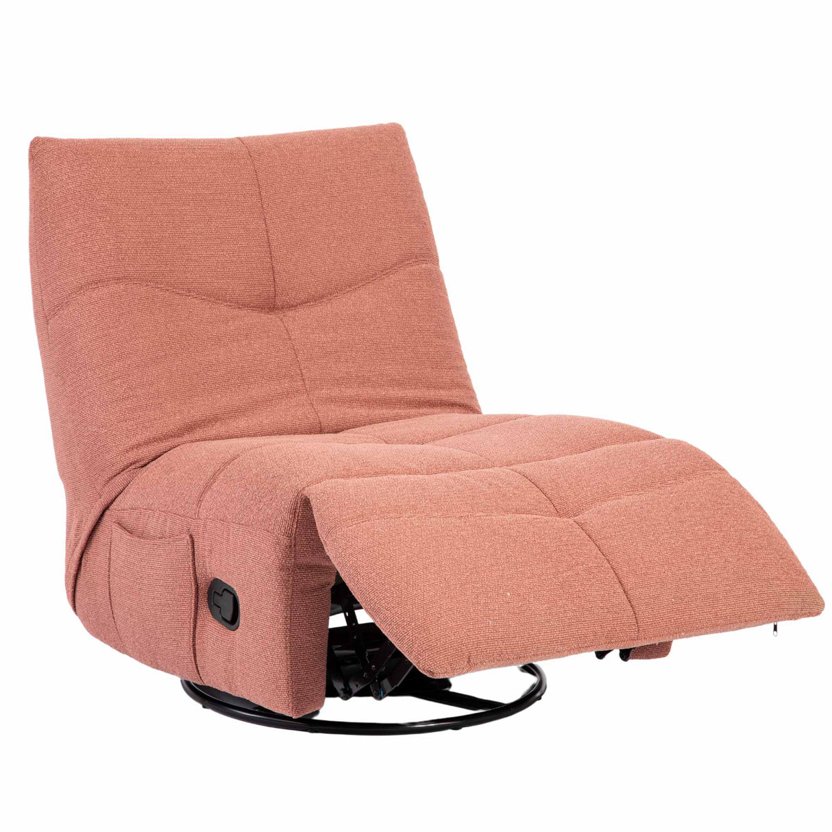 Relaxfauteuil - Roze - Verstelbaar - Draaibaar - Modern
