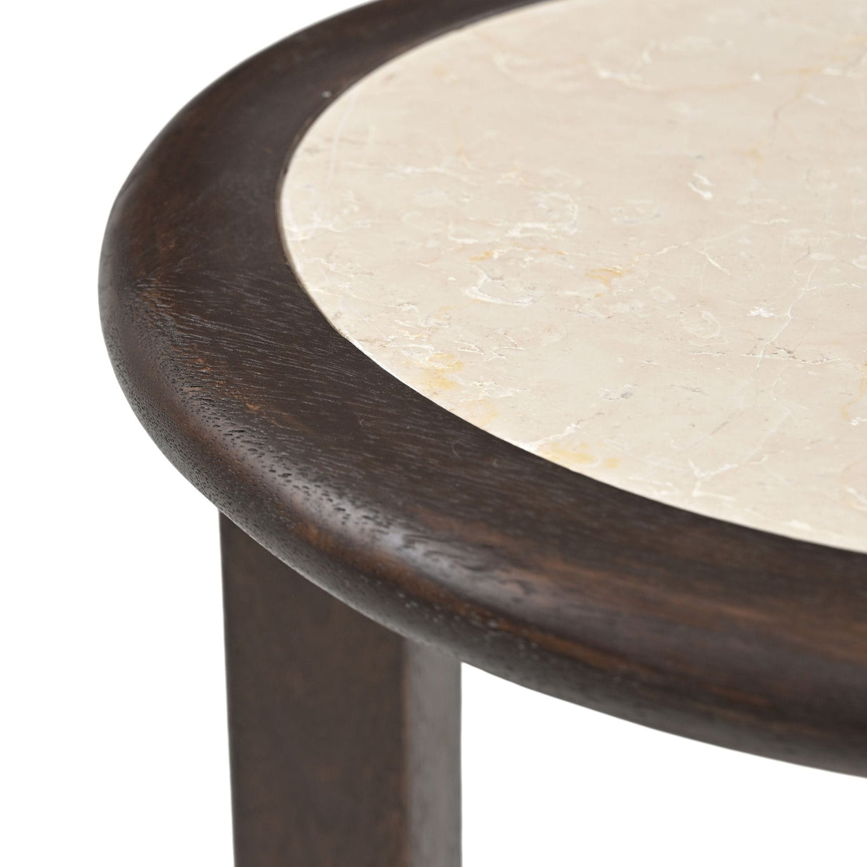 Bijzettafel set - 2-delig - Bruin - Travertin End Tables Starfurn