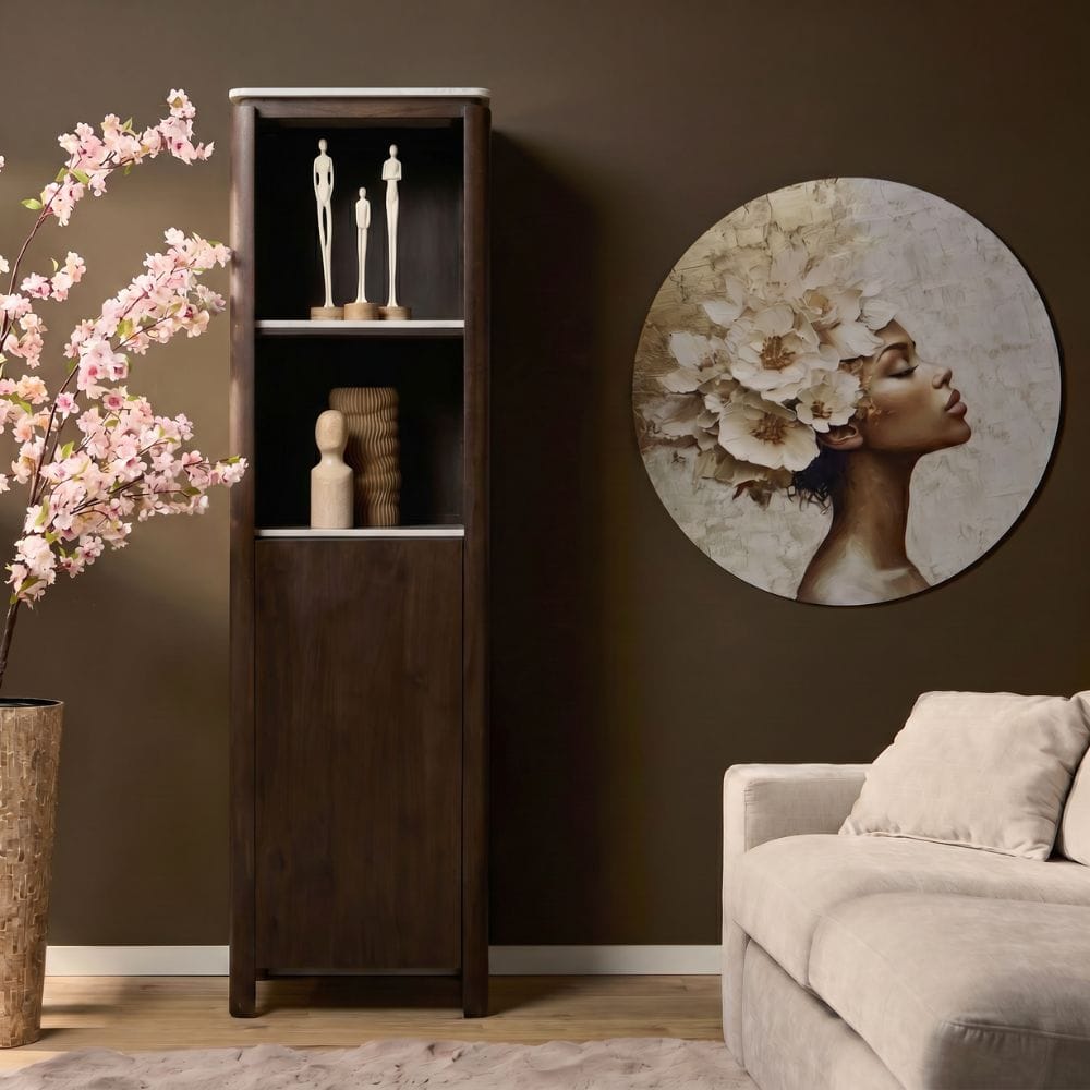 Boekenkast Dallas Bruin Mangohout 55 cm Starfurn
