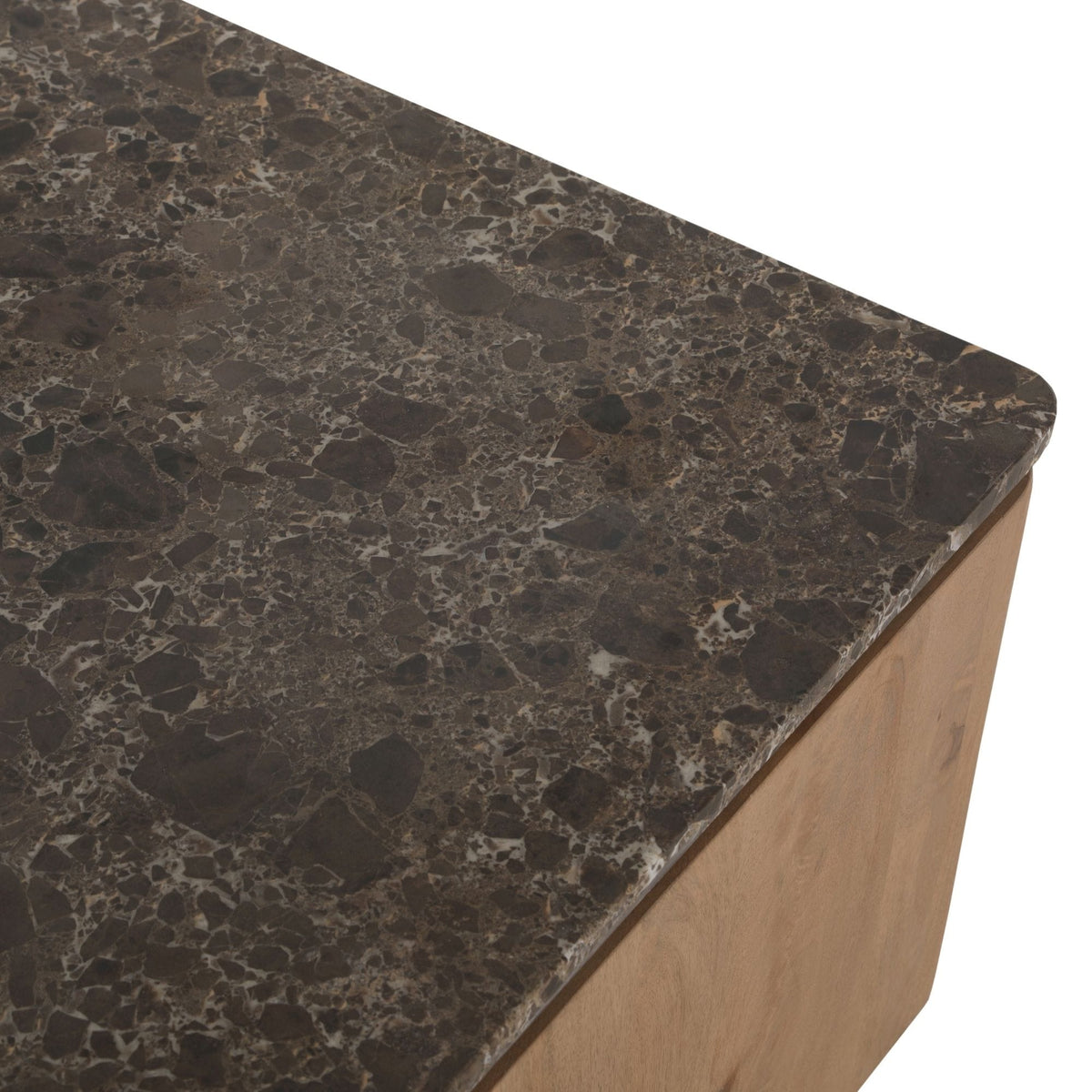 Bovenblad Salontafel Dallas Bruin Marmer Starfurn