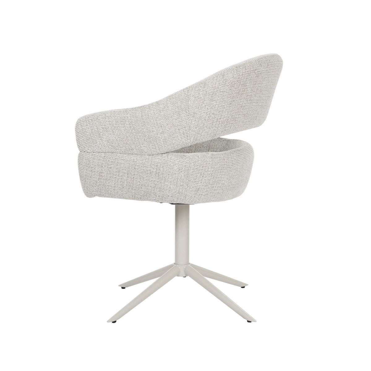 Draaibare eetkamerstoel Lily Beige Starfurn