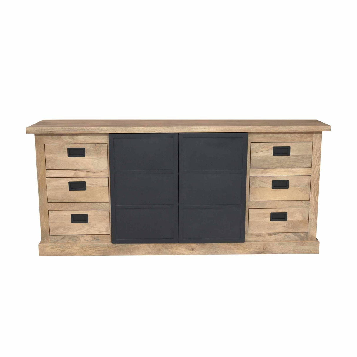 Dressoir - Naturel - Mangohout - Metaal - 200 cm Dressers Starfurn