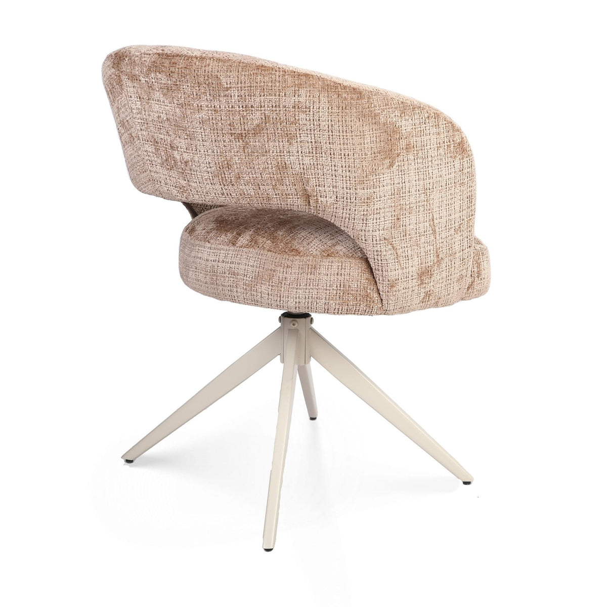 Eetkamerstoel Demi | Cinnamon | Poot Sand | Met armleuning Starfurn