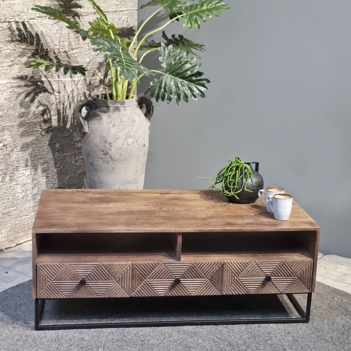 Jasmin 3 Drawer Coffee Table 120 Benoa