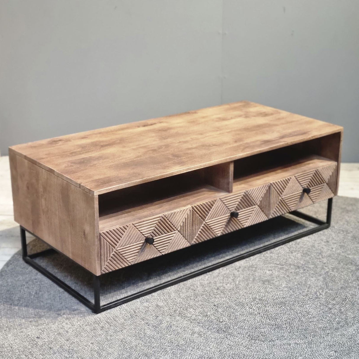 Jasmin 3 Drawer Coffee Table 120 Benoa