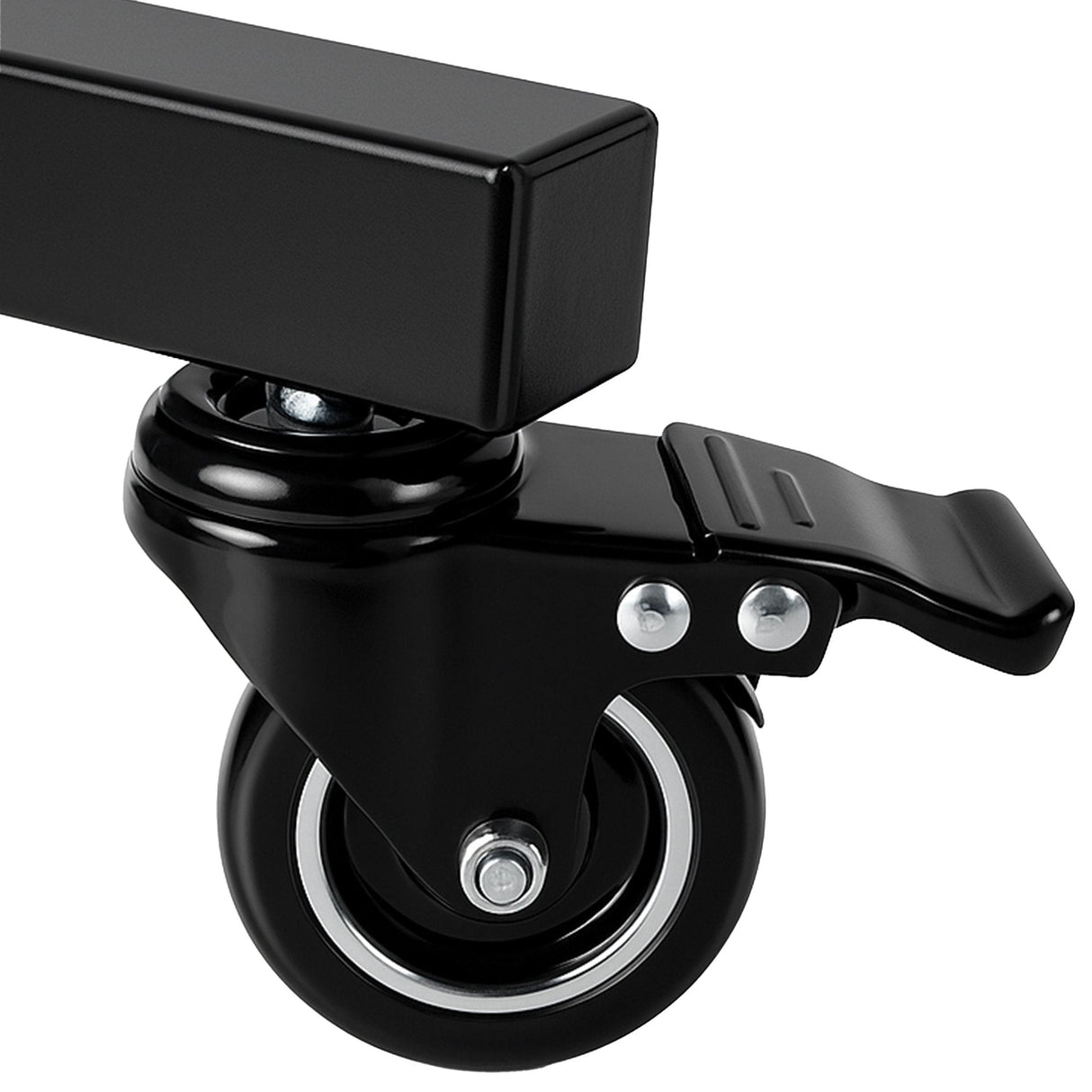 Kledingrek Soran Zwart – Verstelbaar & Verrijdbaar – Metaal – Modern Design Kapstok Knuska