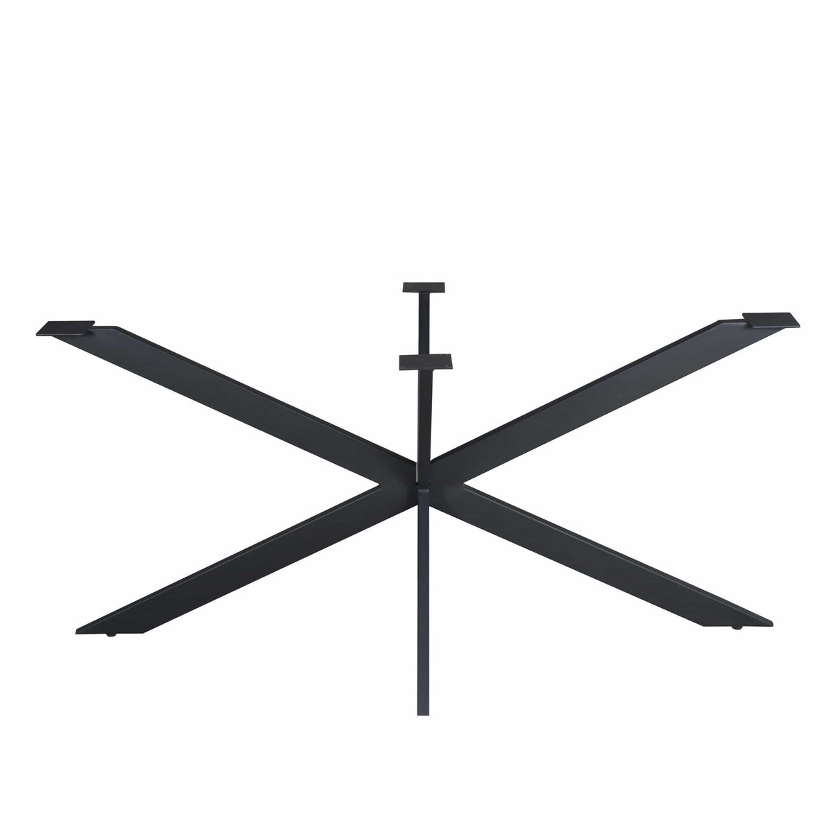 Matrixpoot Zwart Ovaal/Rechthoek 160 cm Koker 2,5x7,5 cm Starfurn