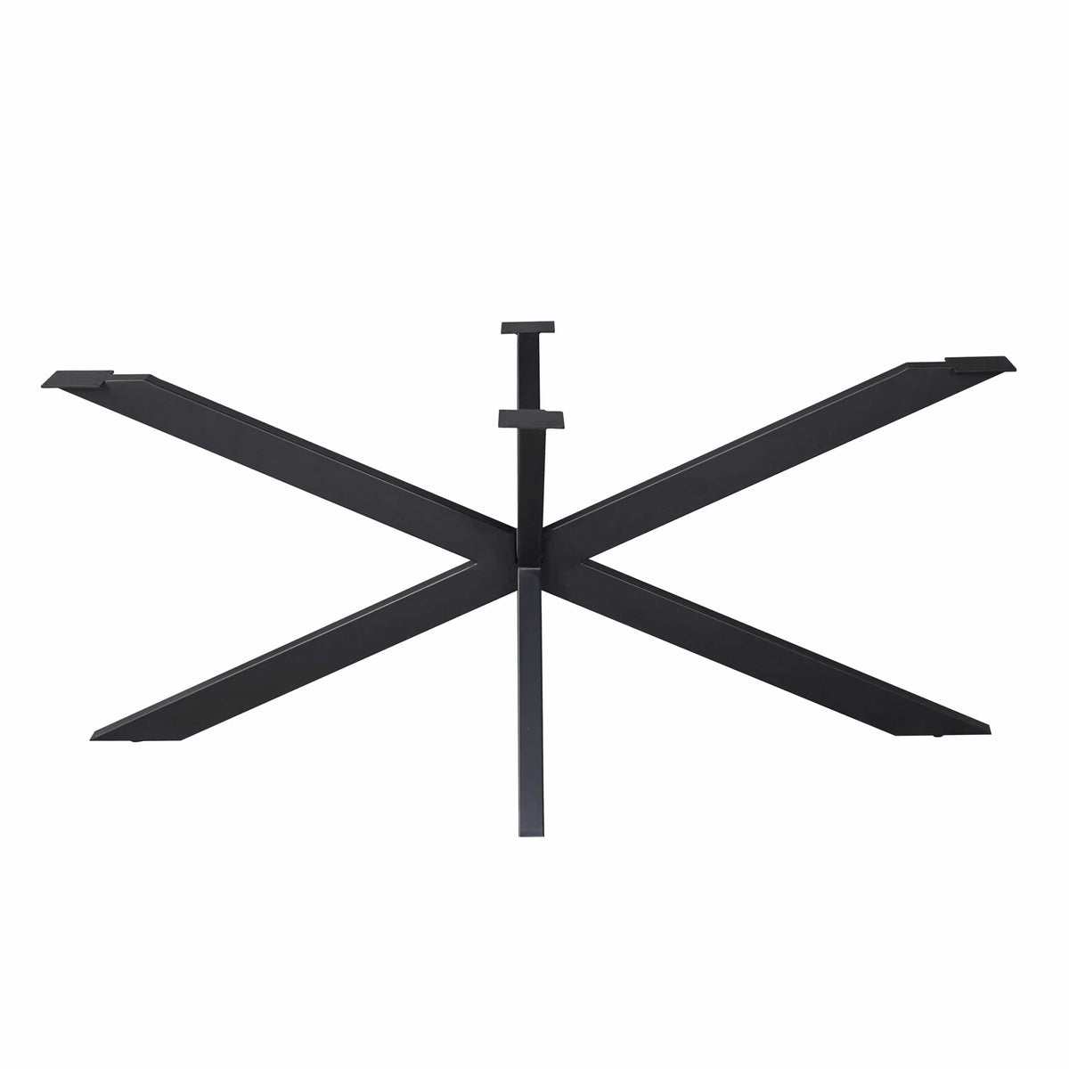 Matrixpoot Zwart Ovaal/Rechthoek 190 cm Koker 4x8 cm Starfurn