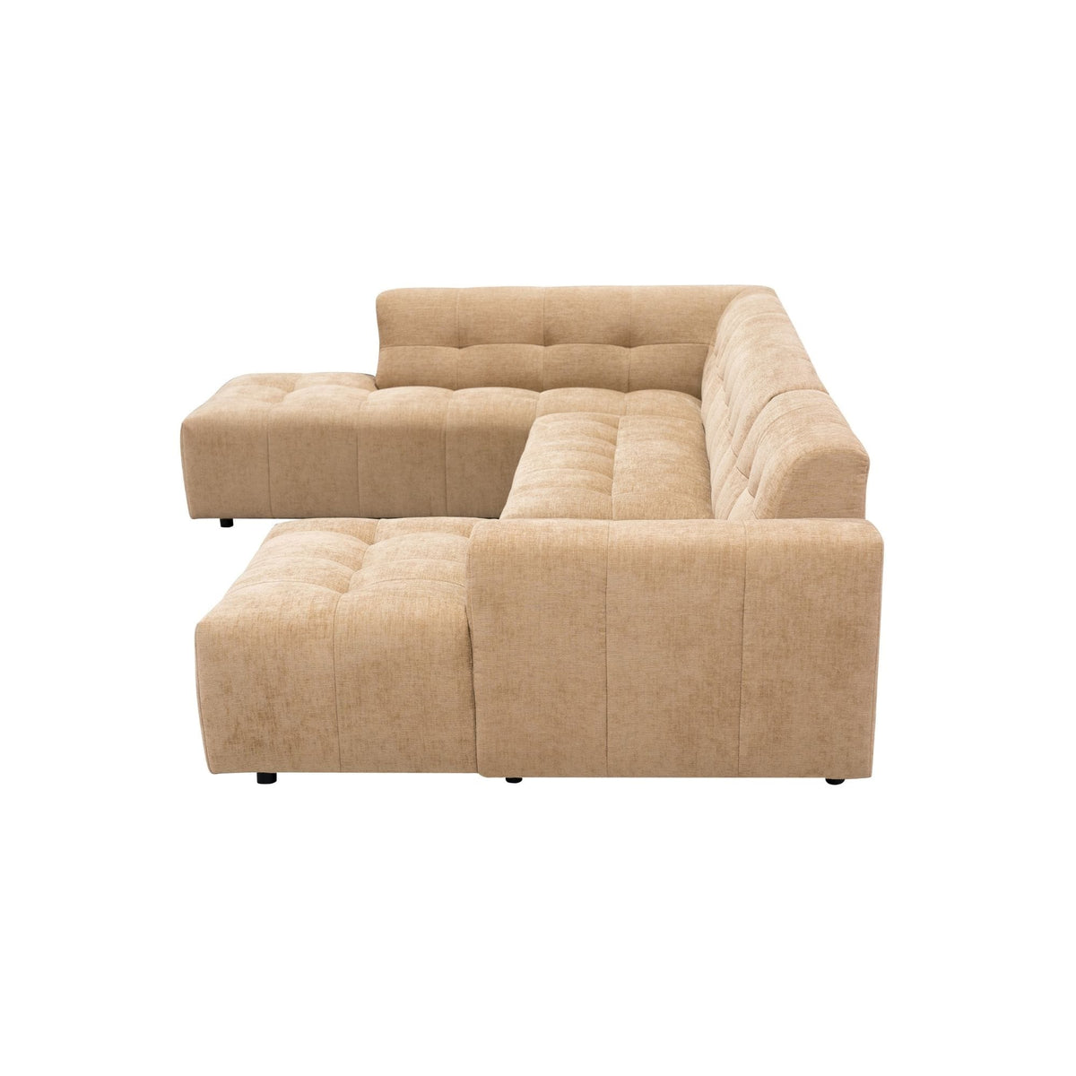 MySofa Ruby U-bank Camel Ottomane L + 2,5 + Lounge R Starfurn